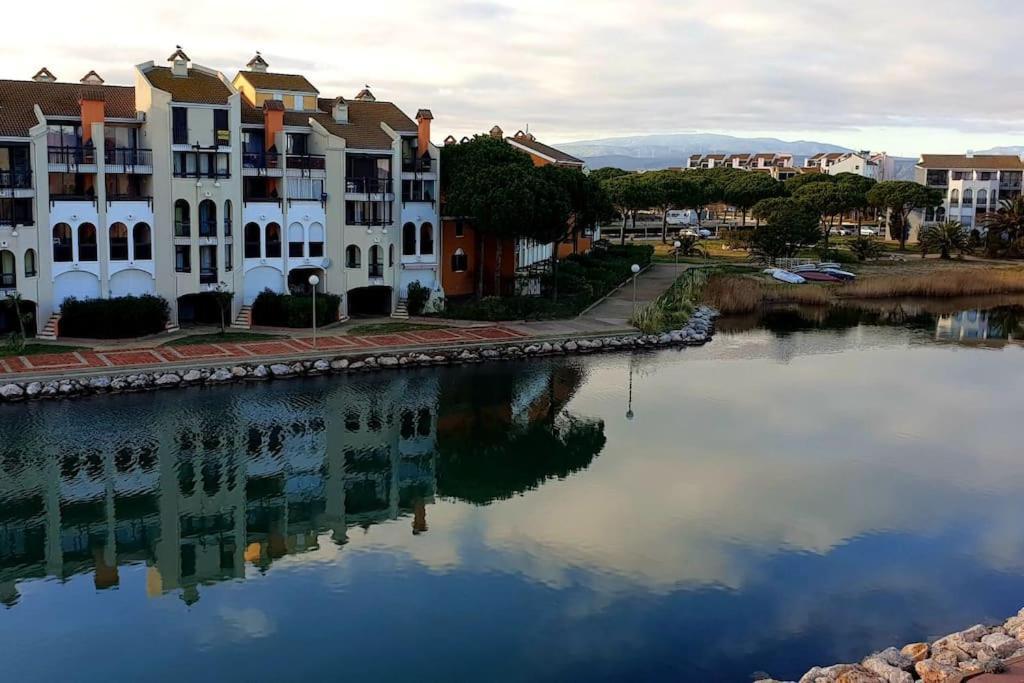 Residence Pointe Vermeille - Charmant Studio Cabine Avec Jolie Vue Sur Le Lac Marin Le Barcarès Dış mekan fotoğraf