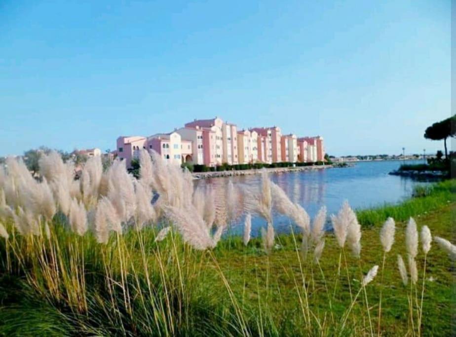 Residence Pointe Vermeille - Charmant Studio Cabine Avec Jolie Vue Sur Le Lac Marin Le Barcarès Dış mekan fotoğraf