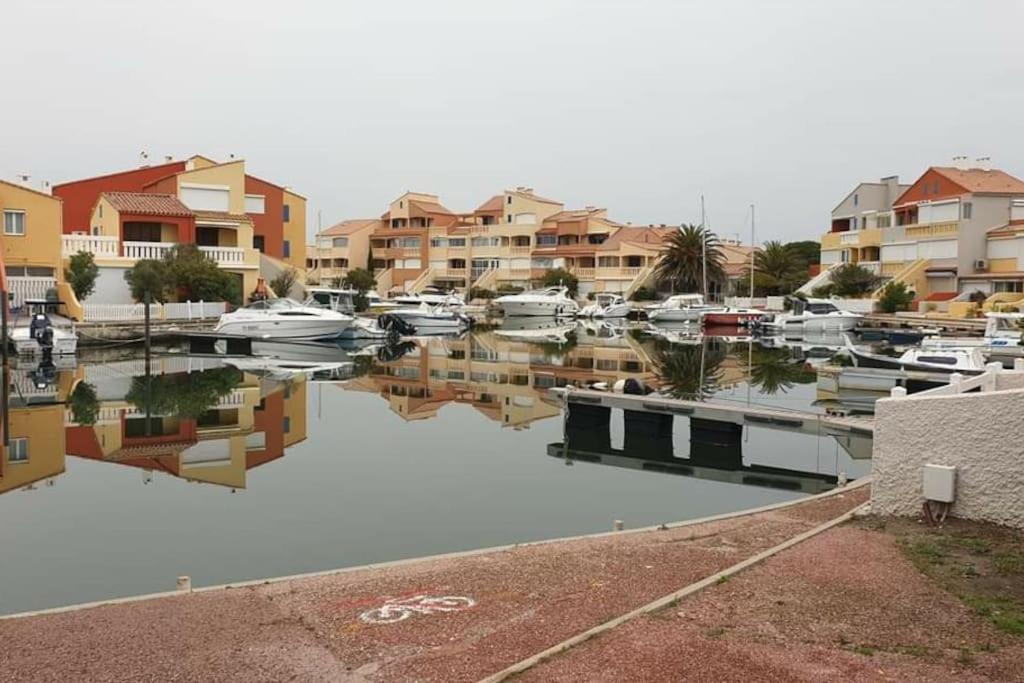Residence Pointe Vermeille - Charmant Studio Cabine Avec Jolie Vue Sur Le Lac Marin Le Barcarès Dış mekan fotoğraf